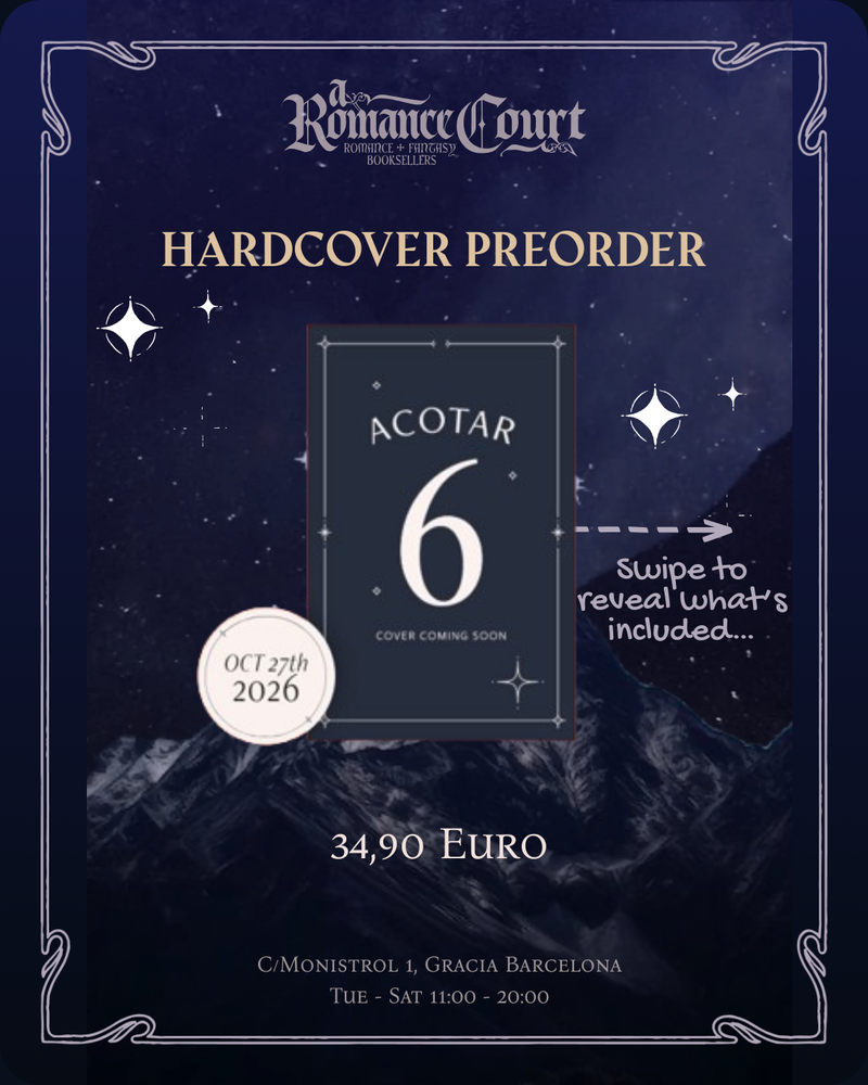 A Court of Thorns and Roses 6 Hardcover Preorder – Sarah J. Maas
