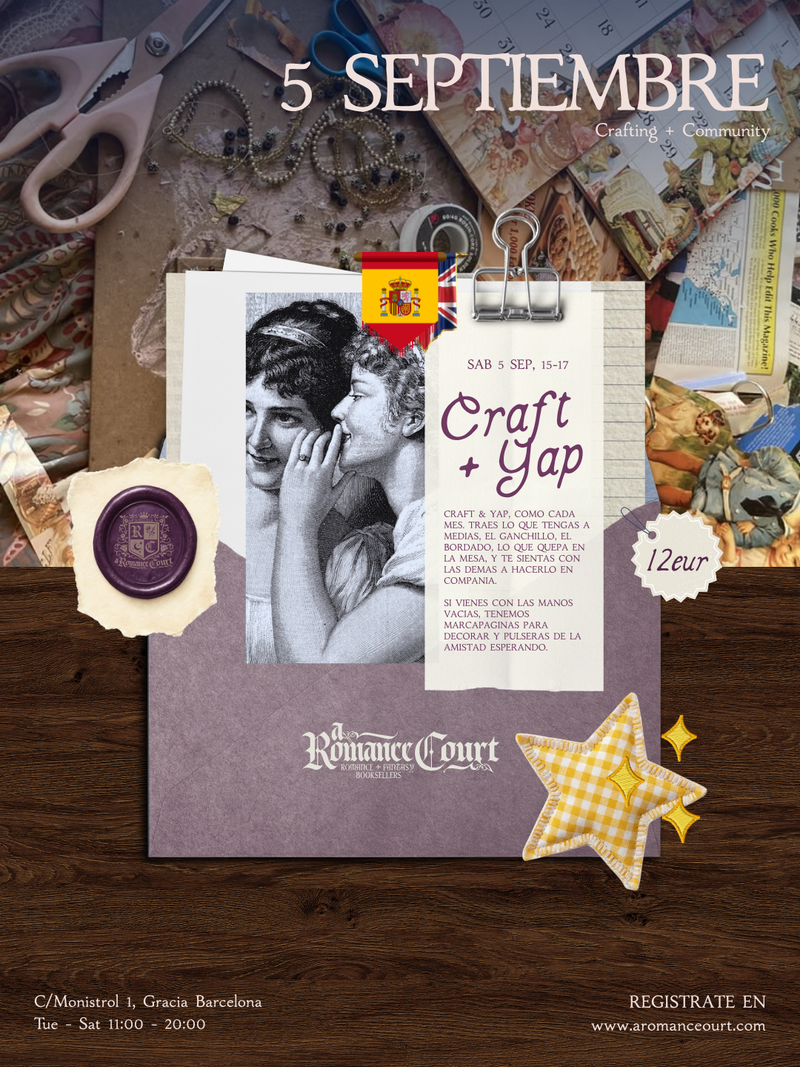 Sab 5 Sep, 15:00 | Craft + Yap · afternoon session