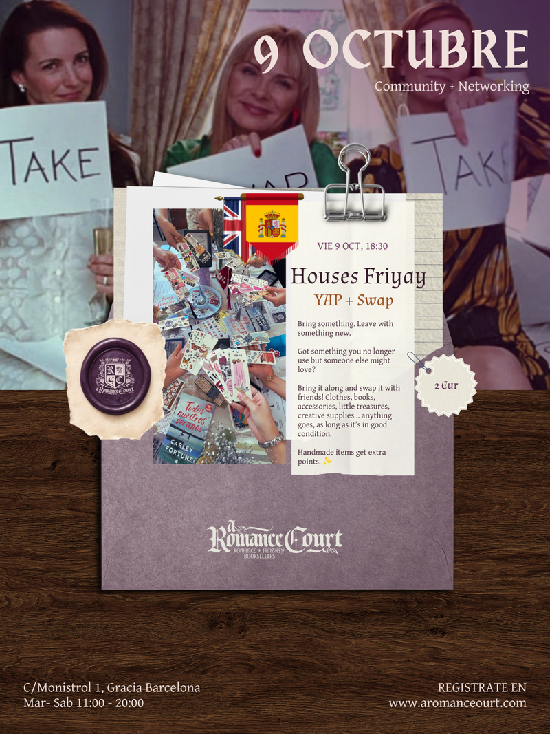 Vie 9 Oct, 18:30 | Houses Friyay · Yap + Swap