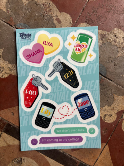 Sticker Sheet Heated Rivalry | A Romance Court Exclusive