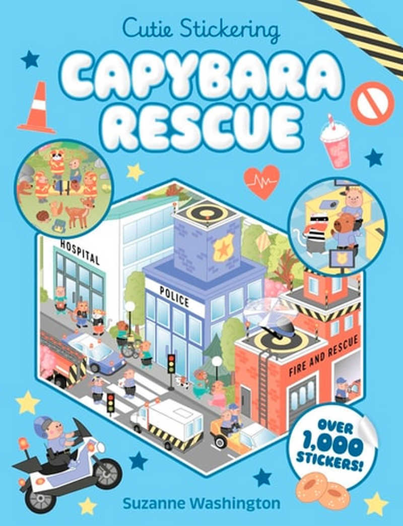 Capybara Rescue - The Ultimate Cosy Sticker Book