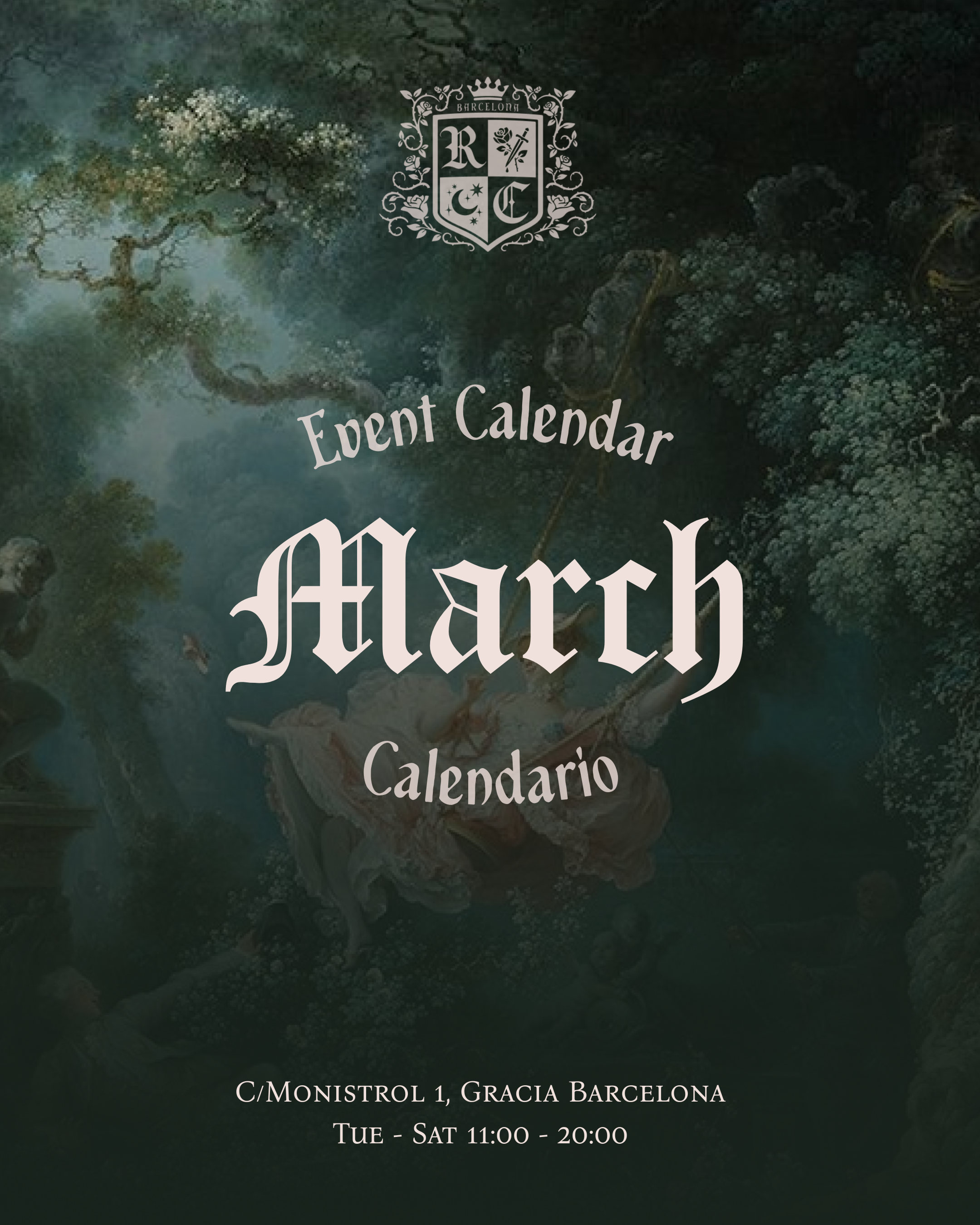 🎟️ March Events