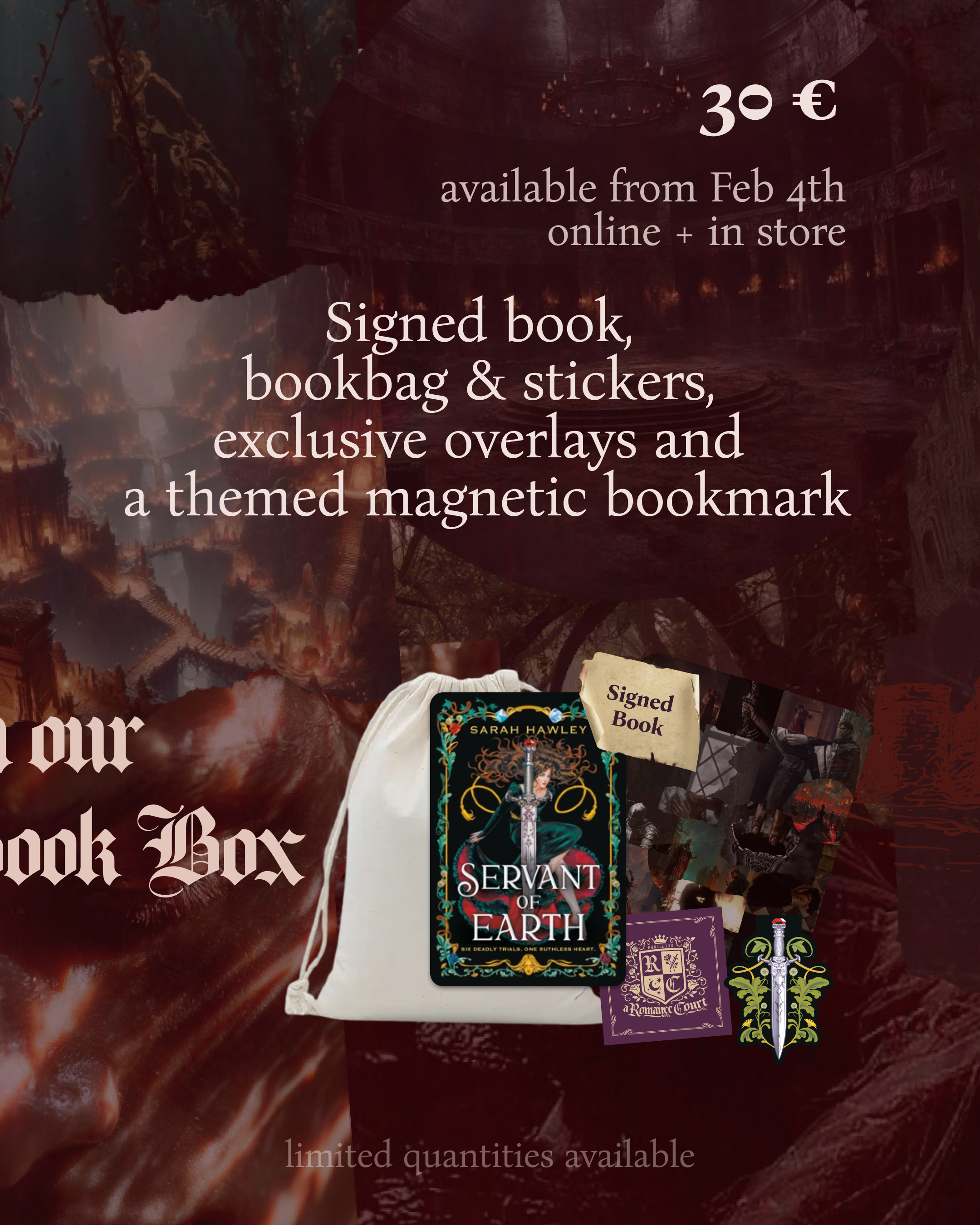 February Book Box | Servant of Earth by Sarah Hawley (Signed Edition)