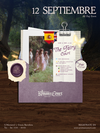 Sab 12 Sep, All day | The Fairy Court
