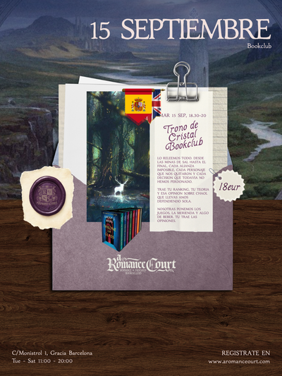 Mar 15 Sep, 18:30 | Sarah J. Maas Bookclub Special: Throne of Glass Reread