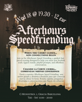 🗓️ Mar 18, Wed @19:30 | ⏰ Speed Friending Afterhours