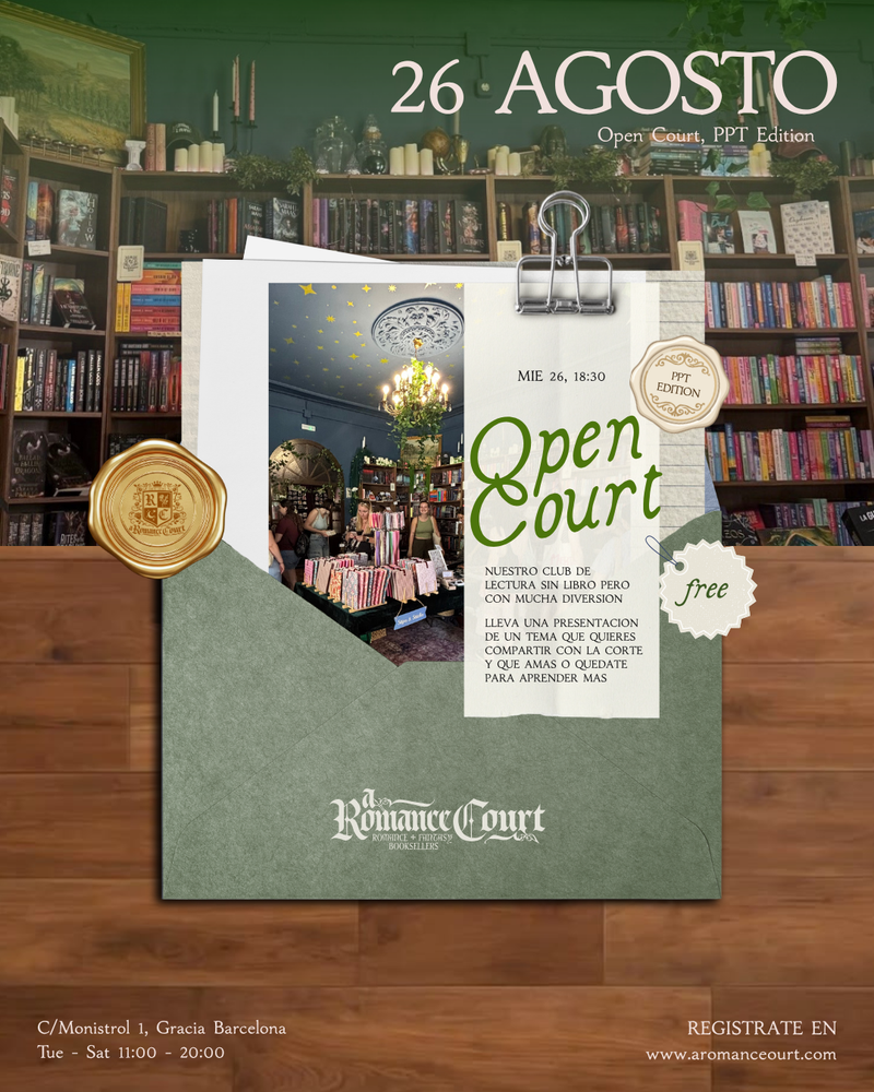 Mie 26 Ago, 18:30 | Open Court – PPT Edition