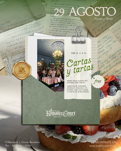 Sab 29 Ago, Todo el día | Cartas y Tartas – Jornada de Escritura
