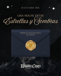 Lun 26 oct, 20:30 | Una noche entre estrellas y sombras | Fiesta de lanzamiento de ACOTAR VI