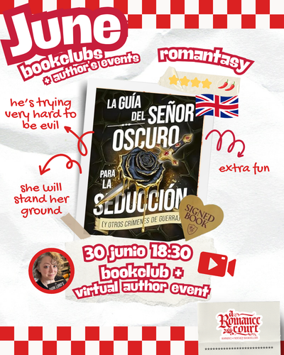 Tue June 30, 18:30 | La Guía del Señor Oscuro para la Seducción Bookclub