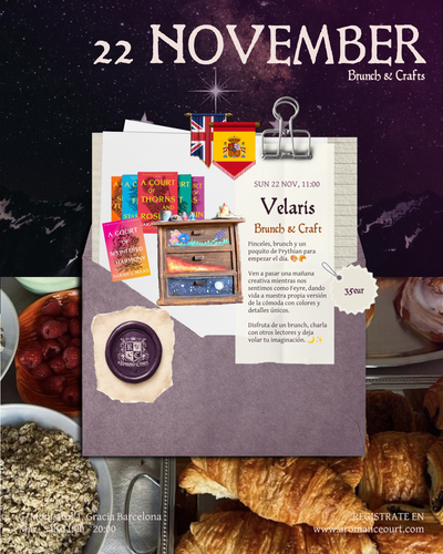 Dom 22 Nov, 11:00 | Velaris Brunch + Craft