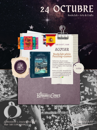 Sab 24 Oct, 15:00 | ACOTAR Bookclub · while puzzling and playing