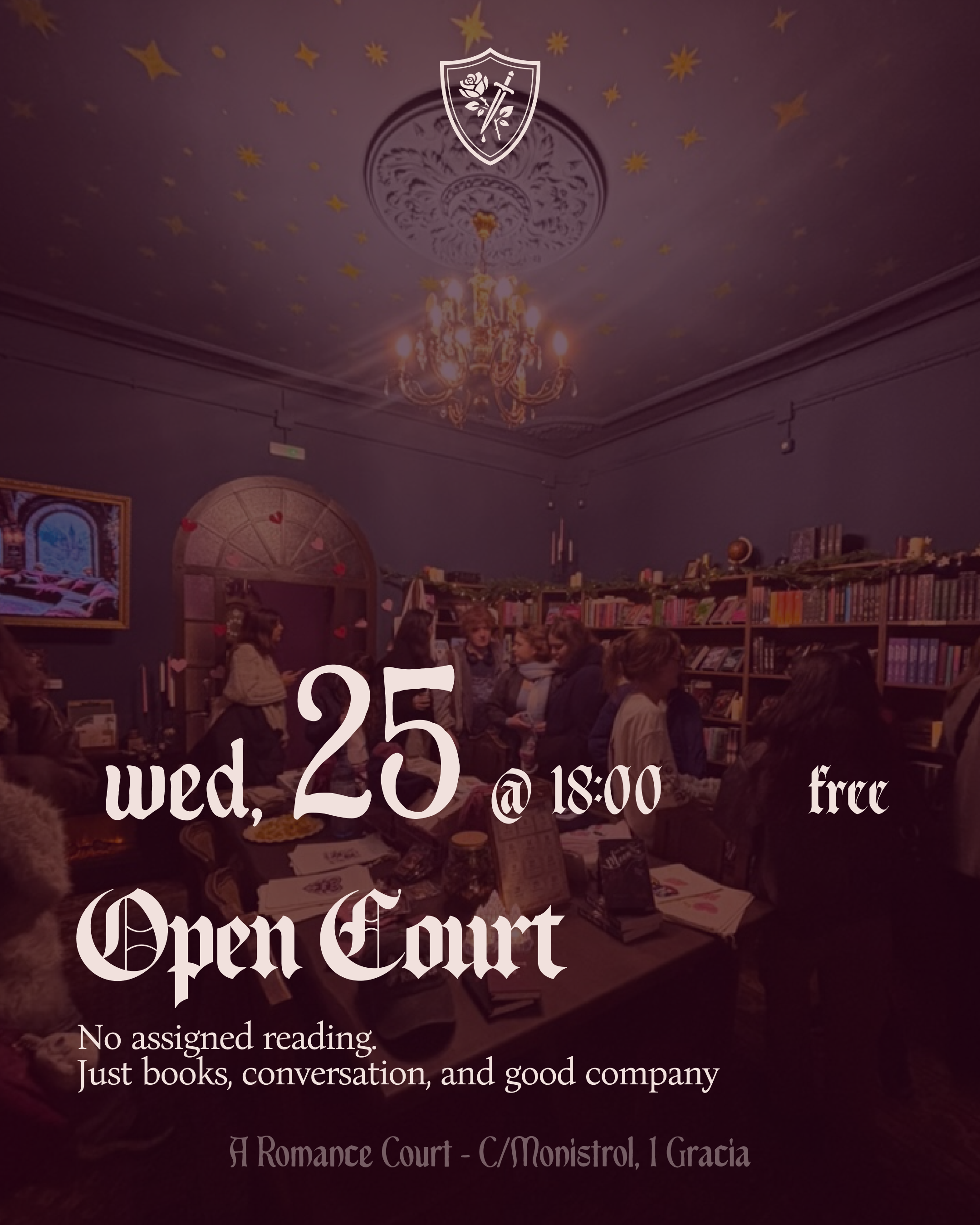 🗓️ Feb 25, Wed @18:00 |  🏰 Open Court