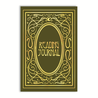 6"x9" Reading Journal with 50 Review Pages | Art Nouveau