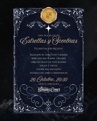 Lun 26 oct, 20:30 | Una noche entre estrellas y sombras | Fiesta de lanzamiento de ACOTAR VI