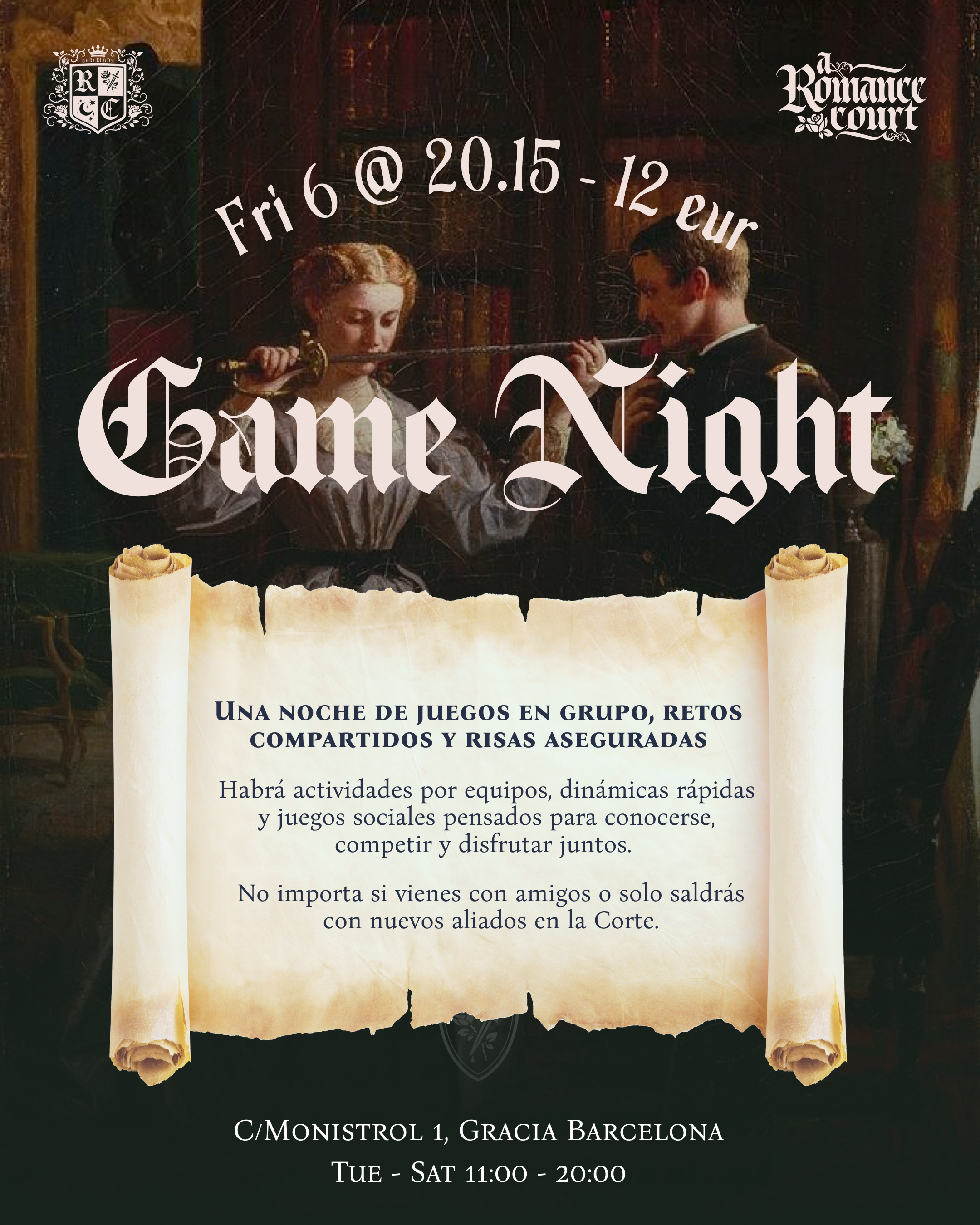 🗓️ Mar 6, Fri @20:15 |  🎱 Game Night