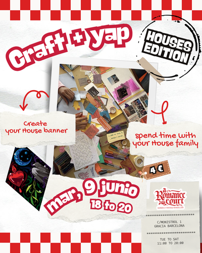 Tue June 9, 18:00 | House Craft