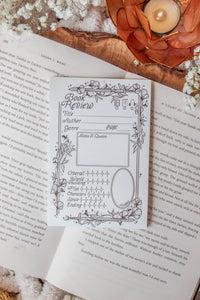 Ivory Swords | 4x6 Book Review Post-it Notepad