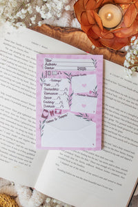 Love Letters | 4x6 Book Review Post-it Notepad