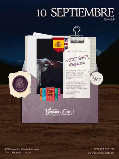Jue 10 Sep, 18:30 | ACOTAR Bookclub · Back to Prythian
