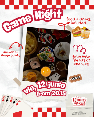 Fri June 12, From 20:15 | Game Night