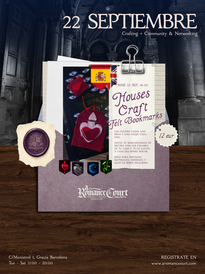 Mar 22 Sep, 18:00 | Houses Craft · Felt Bookmarks