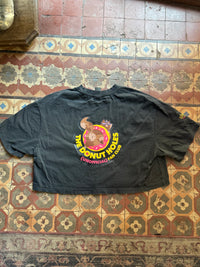 Goddamit Donut Black Cropped T-Shirt