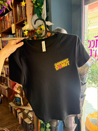 Gooddamit Donut T-Shirt (Tight /Stretchy Fit)| A Romance Court Exclusive