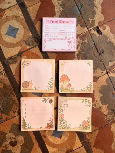 Cottagecore Sticky Notes Collection