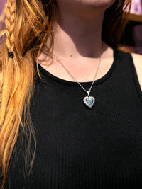 Velaris Heart Locket Necklace | Hand-Painted