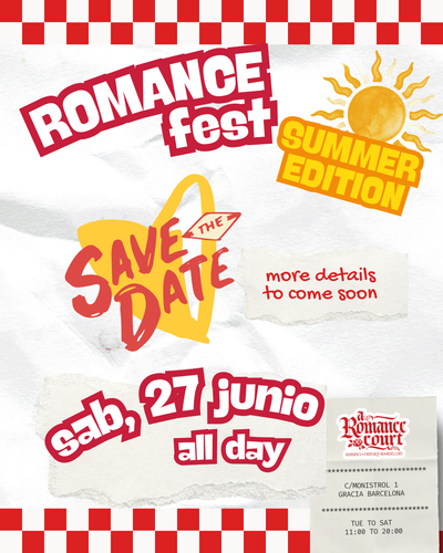 Sat June 27, All Day | Romance Fest - Summer Edition