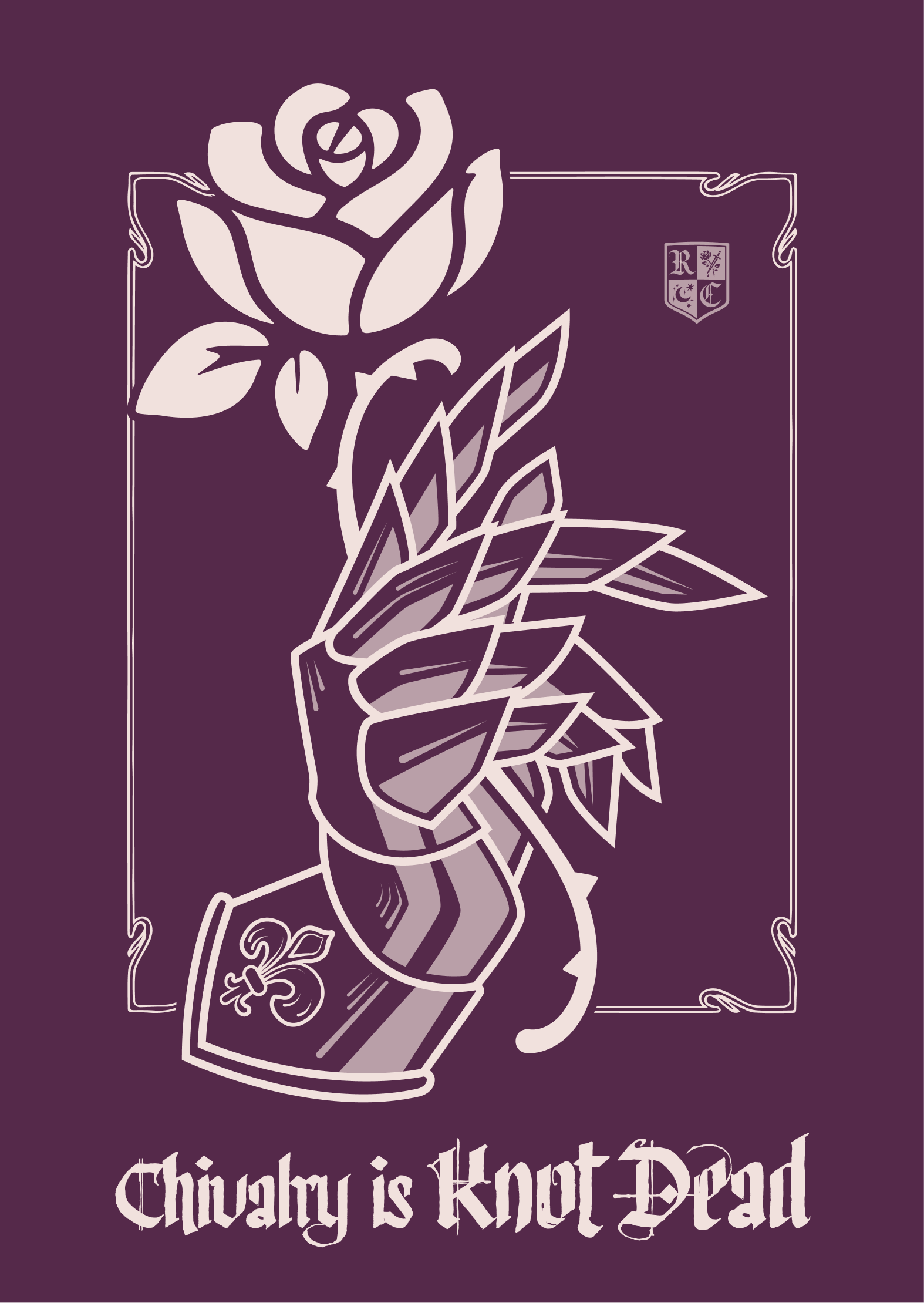 Postcard - Chivarly is Knot Dead