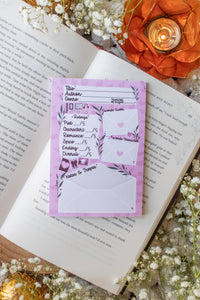 Love Letters | 4x6 Book Review Post-it Notepad