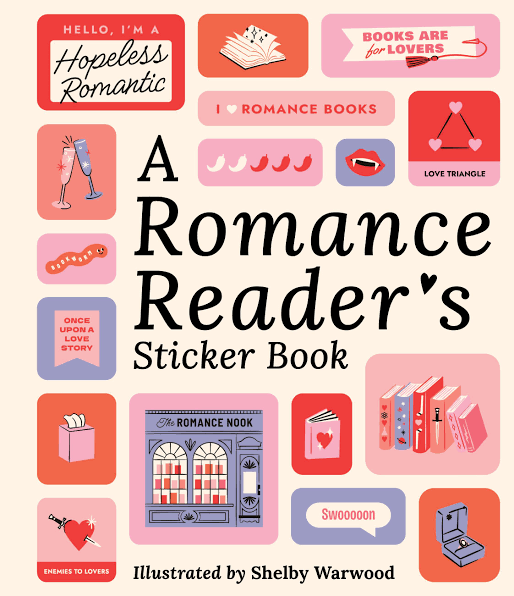 Un libro de pegatinas para lectores de novela romántica